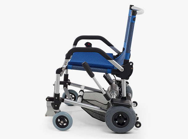 Lightweight Dual-Lever Zinger Folding Power Chair – Compact, Fast &amp; Ultra-Maneuverable