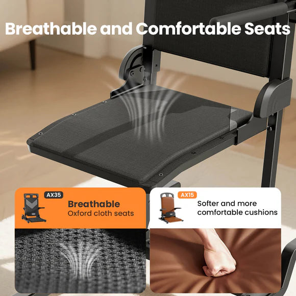 VOCIC AX35 Movable Electric Chair Lift with 4 Wheels