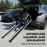 ComfyGo GO-Ramp Portable 7 FT Telescopic Ramp for Electric Wheelchairs and Scooters