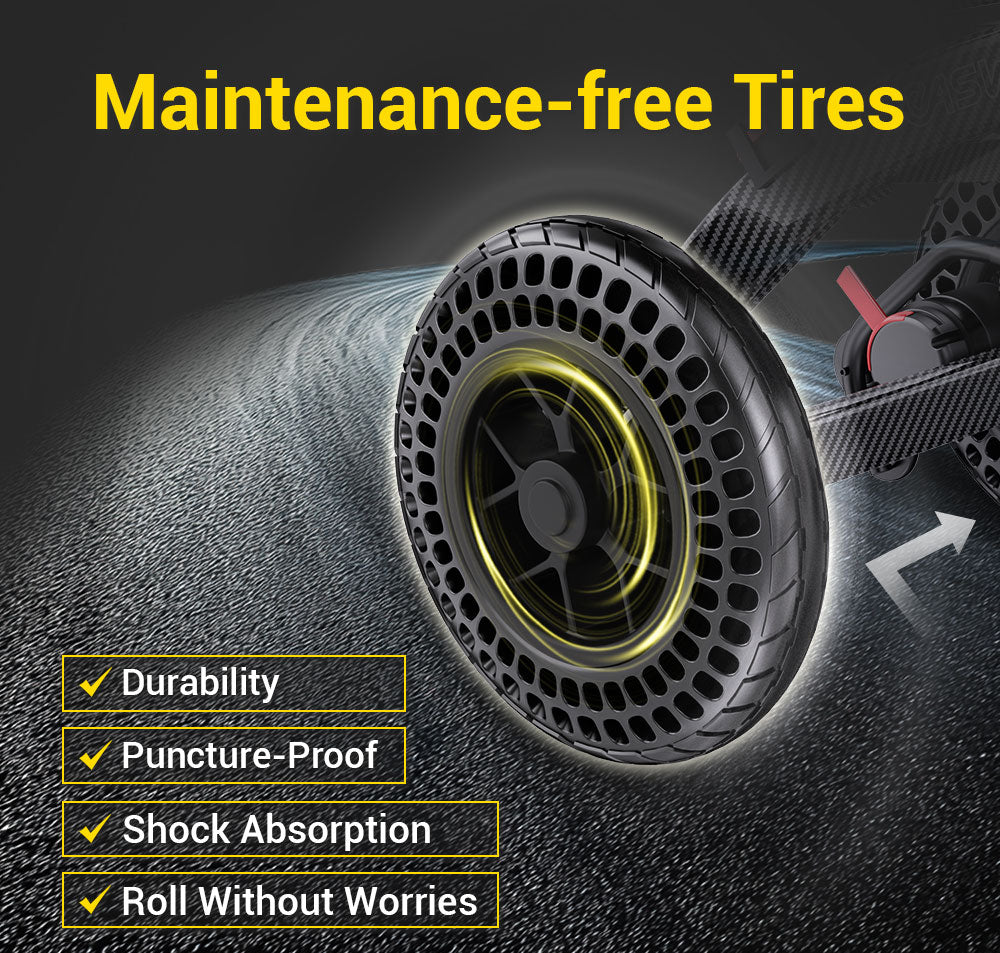 EASWE B20 Foldable Electric Wheelchair - 500W Dual Motor, 30 Mile Range