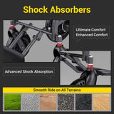 EASWE B20 Foldable Electric Wheelchair - 500W Dual Motor, 30 Mile Range