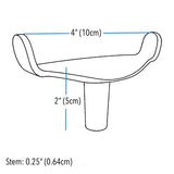 Ergonomic U-Shaped Joystick Handle with Flex Shaft