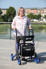 SwiftRoll™ Ultra-Light Rollator – Compact, Travel-Ready &amp; Built for Comfort