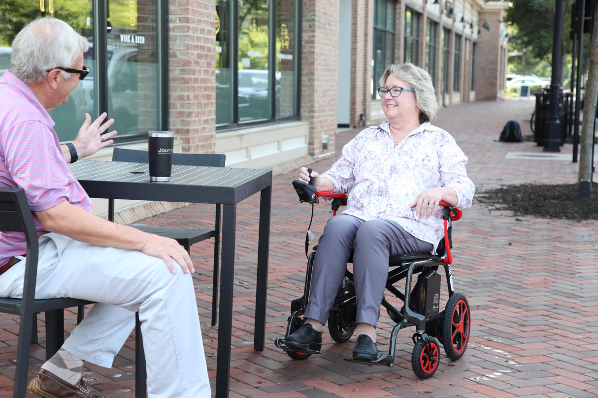FeatherLite Air Elite Pro Carbon – Ultra-Lightweight Folding Power Chair
