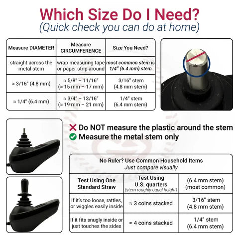 Joystick Handle for Electric Wheelchairs – Fun & Sport Grip Designs