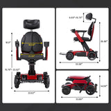 Easwe L10 – Luxury Electric Wheelchair with Adjustable Seat Height