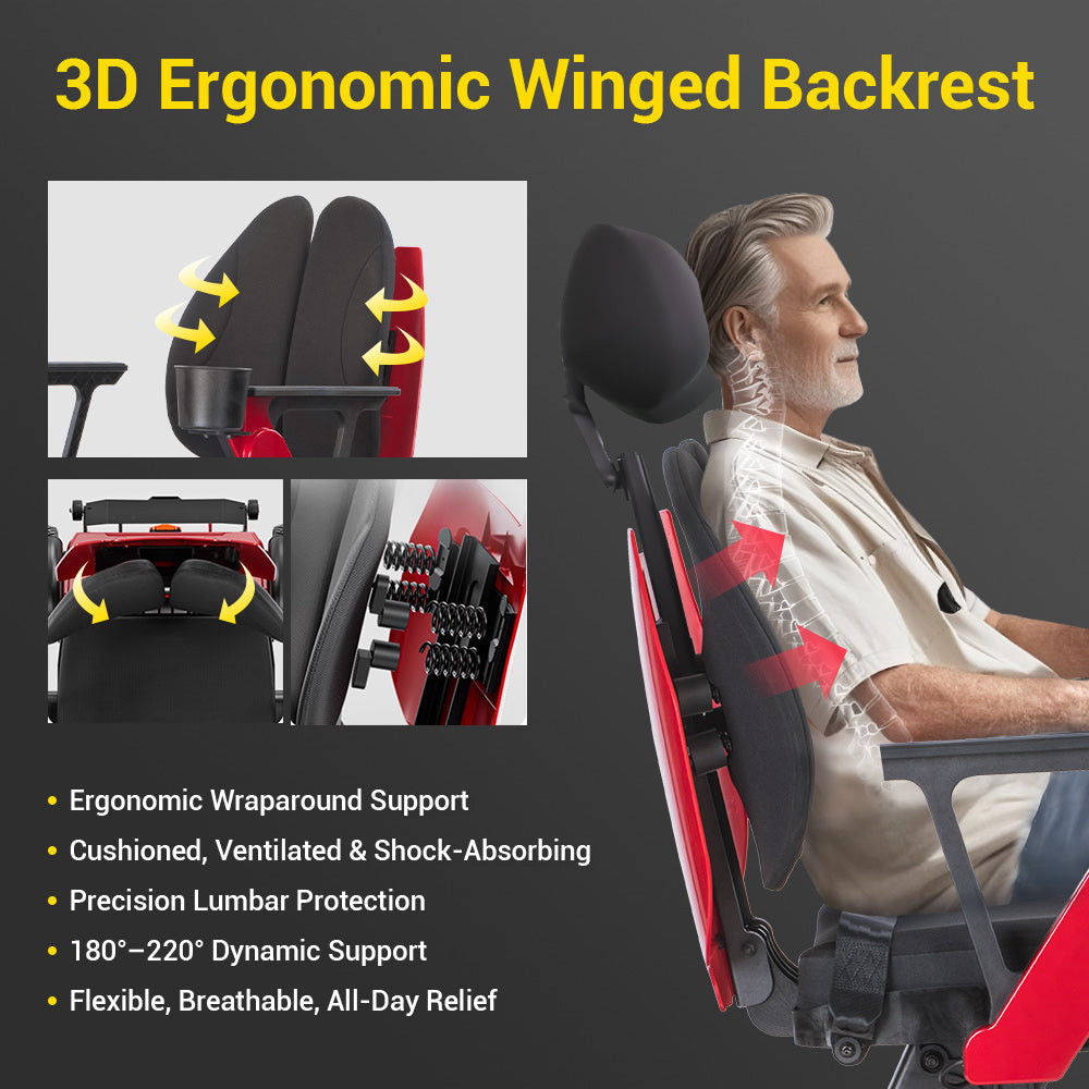 Easwe L10 – Luxury Electric Wheelchair with Adjustable Seat Height