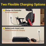 Easwe L10 – Luxury Electric Wheelchair with Adjustable Seat Height