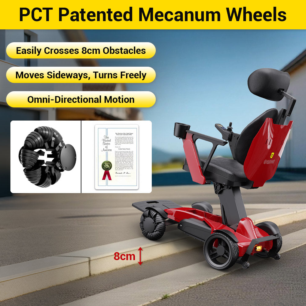 Easwe L10 – Luxury Electric Wheelchair with Adjustable Seat Height