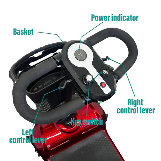 Malisa Mobility MLS-2 Detachable Mobility Scooter - 12 Miles Range 4.9