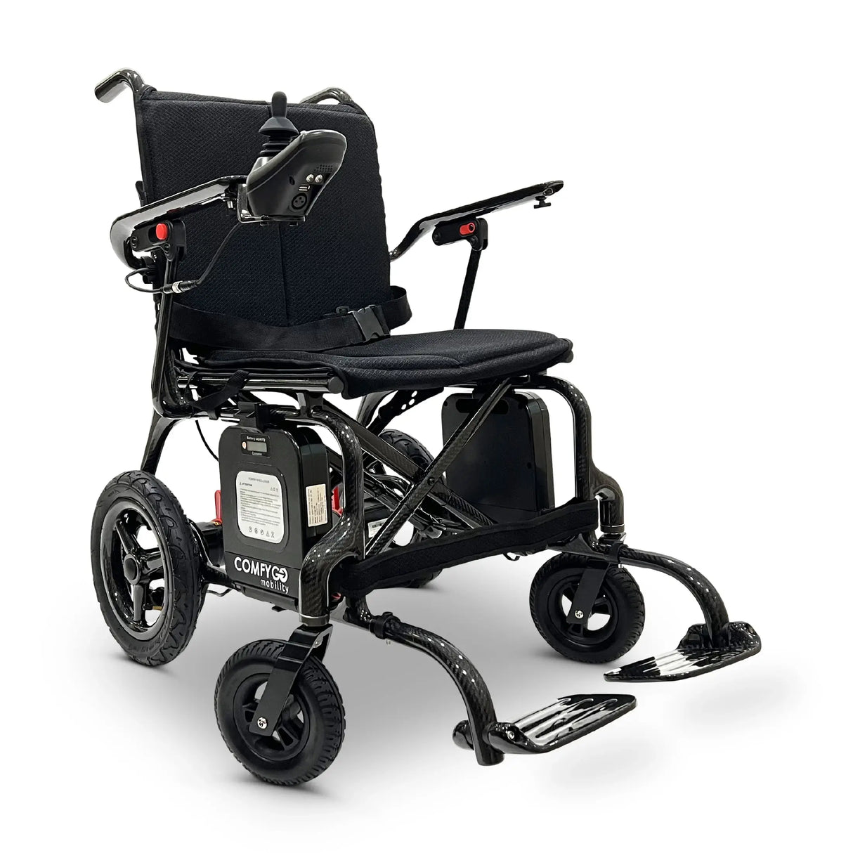 COMFYGO Phoenix Carbon Fiber Electric Wheelchair Lightweight, Long-Range, Airline Approved
