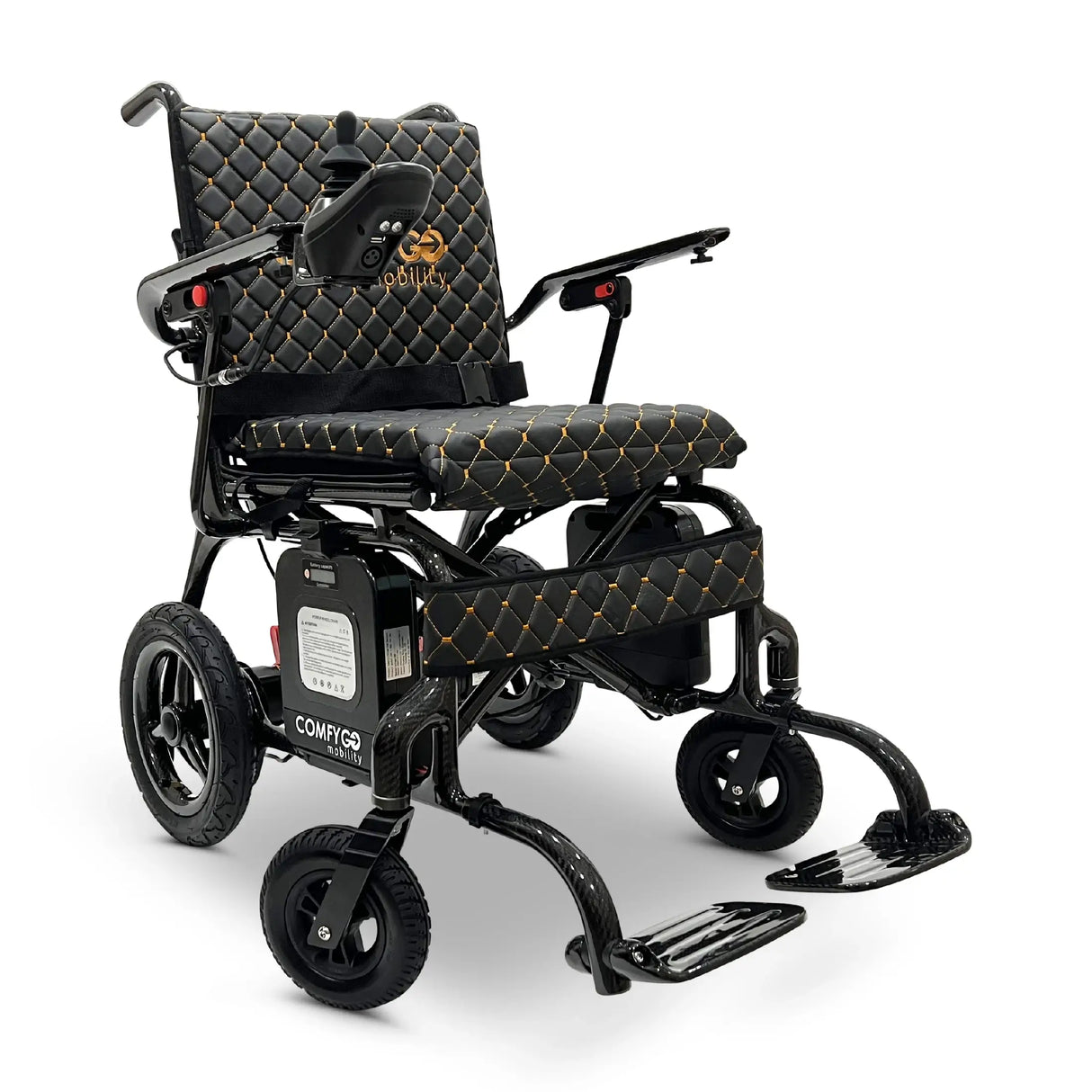 COMFYGO Phoenix Carbon Fiber Electric Wheelchair Lightweight, Long-Range, Airline Approved
