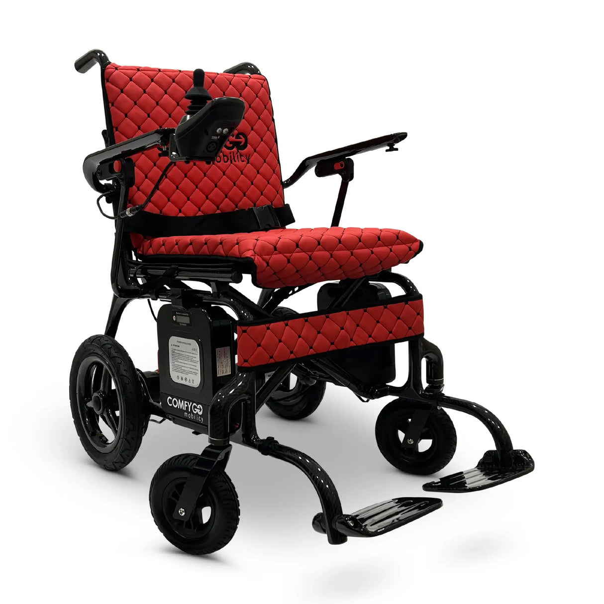 COMFYGO Phoenix Carbon Fiber Electric Wheelchair Lightweight, Long-Range, Airline Approved