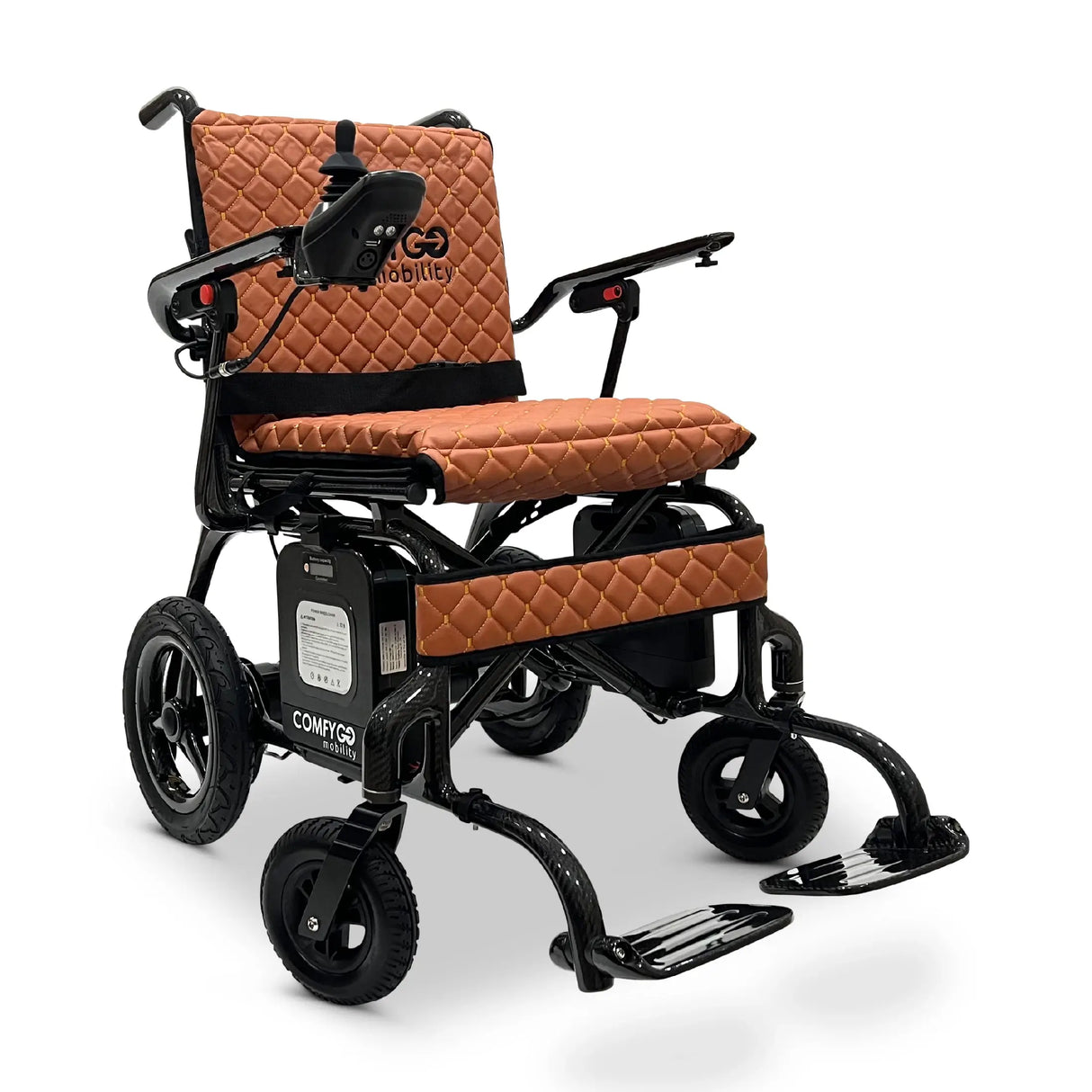 COMFYGO Phoenix Carbon Fiber Electric Wheelchair Lightweight, Long-Range, Airline Approved