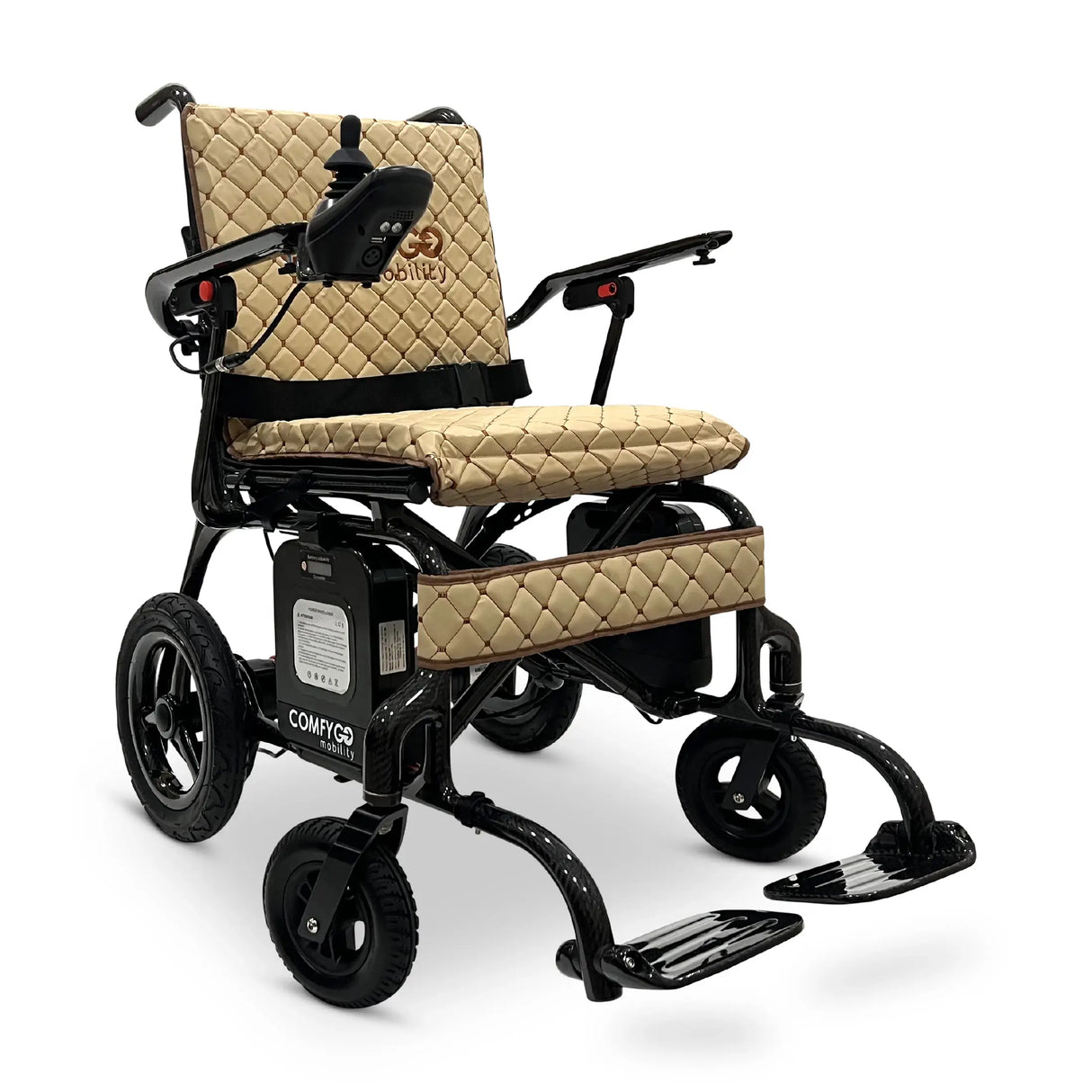 COMFYGO Phoenix Carbon Fiber Electric Wheelchair Lightweight, Long-Range, Airline Approved