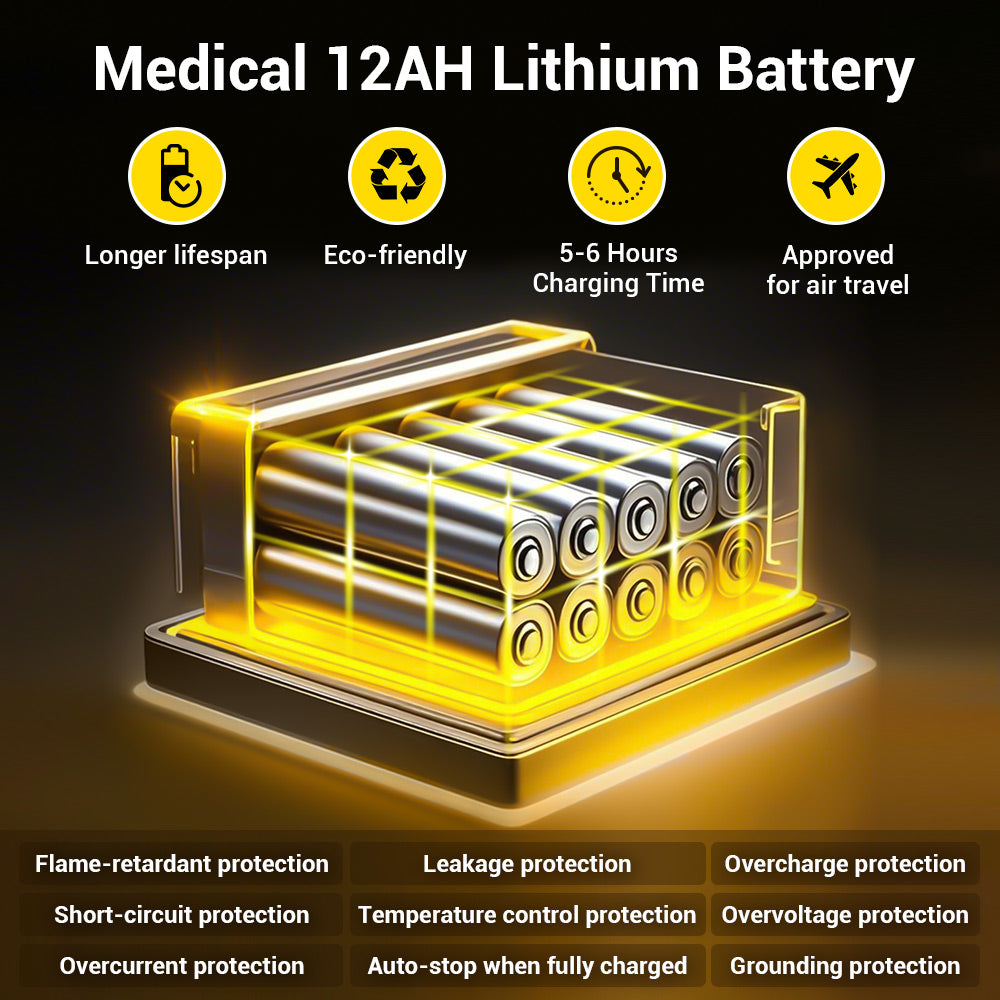 EASWE S10 Vertical Lift Electric Wheelchair - 500W Motor, Adjustable Height