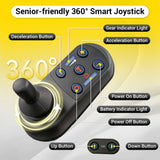 EASWE S10 Vertical Lift Electric Wheelchair - 500W Motor, Adjustable Height