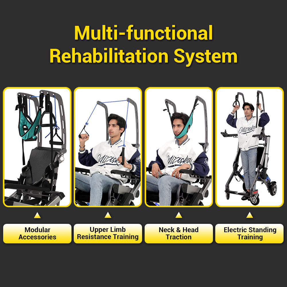 EASWE S10 Vertical Lift Electric Wheelchair - 500W Motor, Adjustable Height