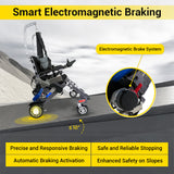 EASWE S10 Vertical Lift Electric Wheelchair - 500W Motor, Adjustable Height