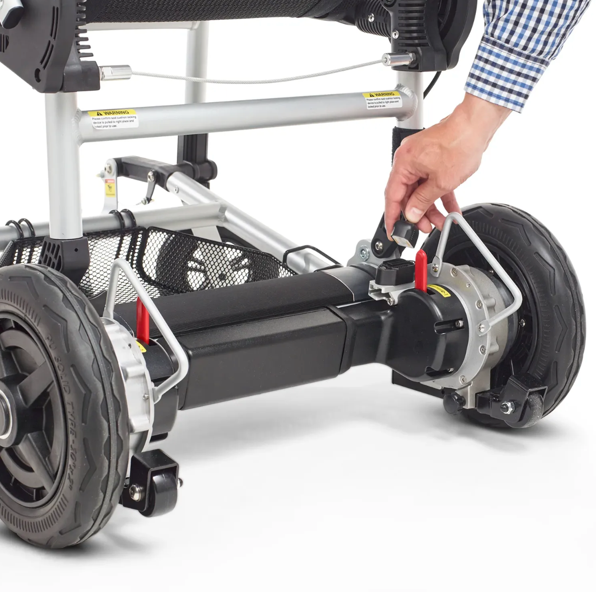 FreedomGlide Zinger 360 – Lightweight Folding Power Chair with One-Handed Joystick Control
