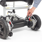 FreedomGlide Zinger 360 – Lightweight Folding Power Chair with One-Handed Joystick Control
