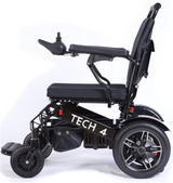 Tech 4 Folding Power Wheelchair – Remote Control, Lightweight, All-Terrain, 59 lbs Frame