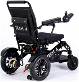 Tech 4 Folding Power Wheelchair – Remote Control, Lightweight, All-Terrain, 59 lbs Frame