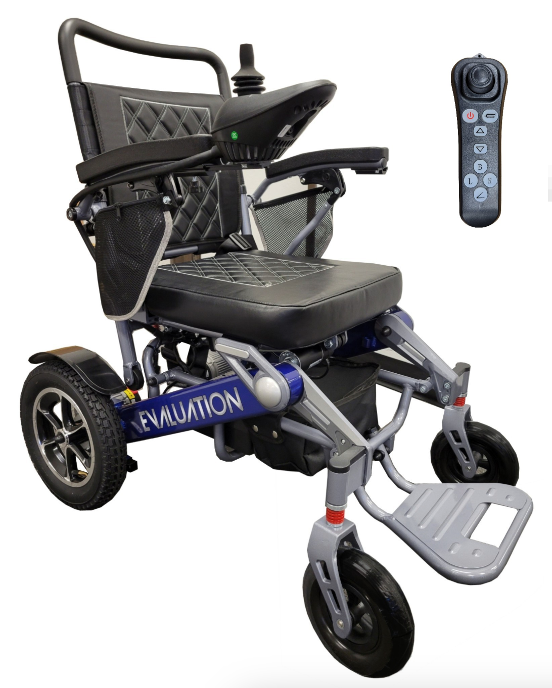 Evolution AutoFold Power Wheelchair – Remote Control, Automatic Folding, 400 lb Capacity, Full Suspension