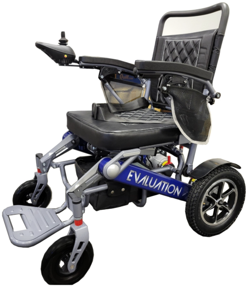 Evolution AutoFold Power Wheelchair – Remote Control, Automatic Folding, 400 lb Capacity, Full Suspension