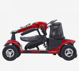 VEVOR Heavy-Duty 4-Wheel Folding Mobility Scooter – Long Range, All-Terrain, 265 lbs Capacity