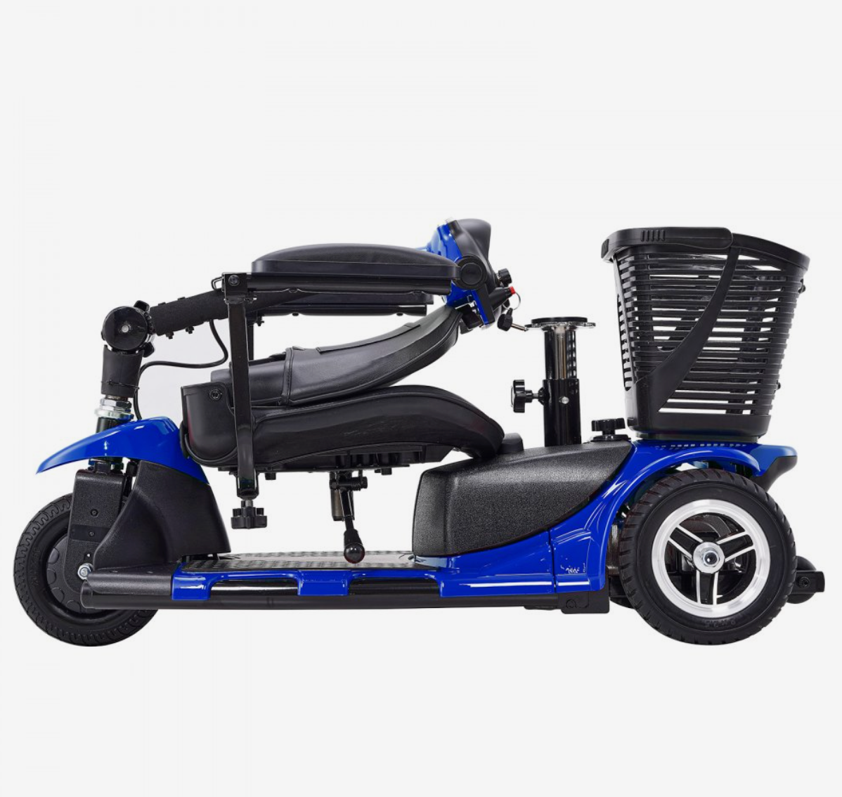 3-Wheel Folding Mobility Scooter for Seniors – 12 Mile Range, 265 lbs Capacity, Lightweight & Travel-Ready