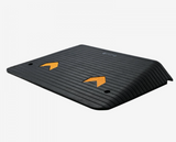 VEVOR Rubber Threshold Ramp – 4" Rise, 35.5" x 24.4", 33,069 lbs Load Capacity, Non-Slip Surface with Cable Channel