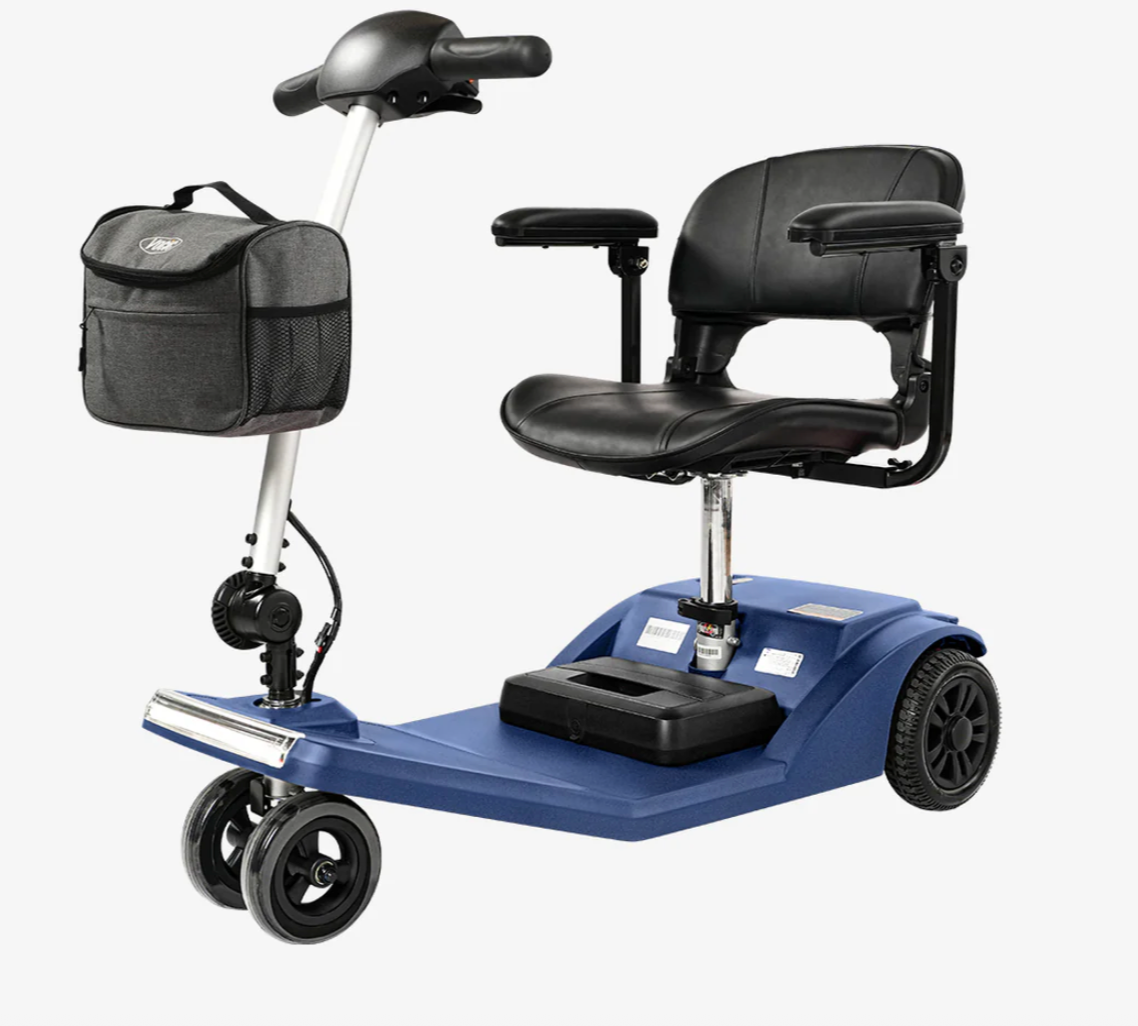 VOCIC D50 Lightweight Folding Mobility Scooter – Compact 4-Wheel Travel Scooter for Adults Easy Transport. Smooth Rides. Reliable Mobility.