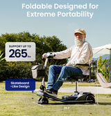 VOCIC D50 Lightweight Folding Mobility Scooter – Compact 4-Wheel Travel Scooter for Adults Easy Transport. Smooth Rides. Reliable Mobility.