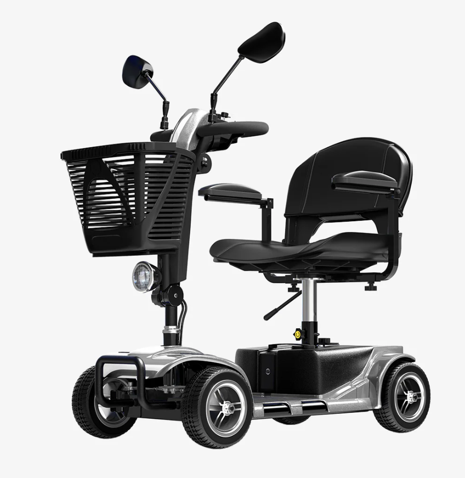VOCIC D41 Lightweight 4-Wheel Mobility Scooter – Portable, FDA Certified, Swivel Seat