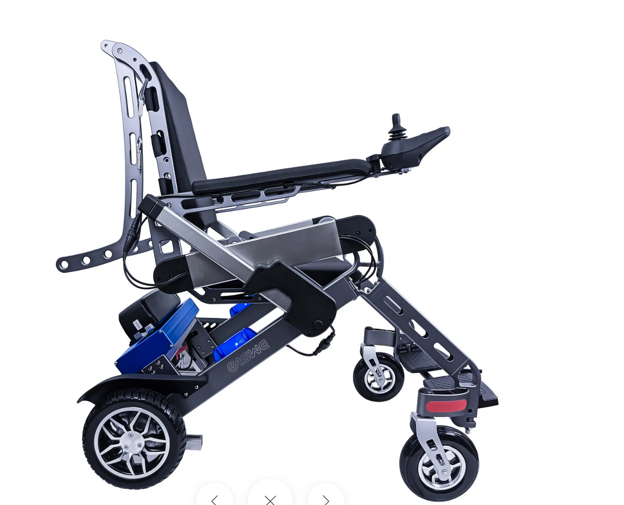 EASWE S10 Vertical Lift Electric Wheelchair - 500W Motor, Adjustable Height