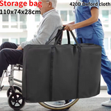 Storage Bag Reusable Wheelchair Protective Cover Large Capacity Chair Walker Bag
