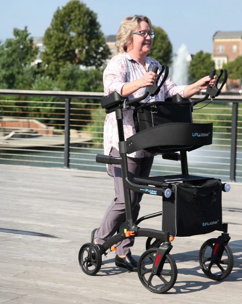 StrideMax™ Premium Upright Walker – Comfort, Safety & Control in Every Step
