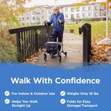 UprightEase™ EZ Lite Walker – Lightweight, Foldable & Designed for Daily Comfort