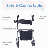 UprightEase™ EZ Lite Walker – Lightweight, Foldable & Designed for Daily Comfort