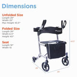UprightEase™ EZ Lite Walker – Lightweight, Foldable & Designed for Daily Comfort