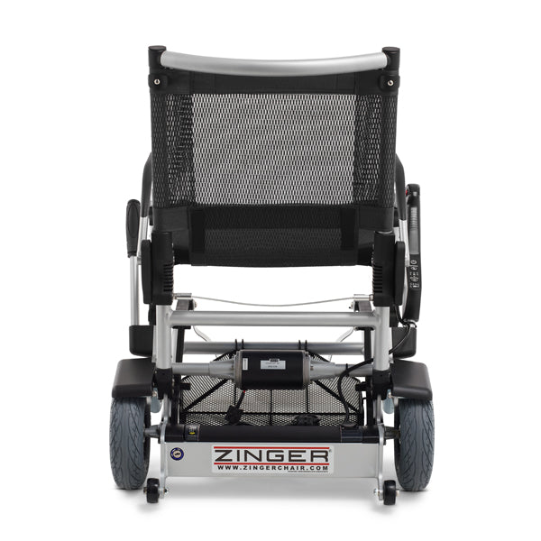 Lightweight Dual-Lever Zinger Folding Power Chair – Compact, Fast &amp; Ultra-Maneuverable