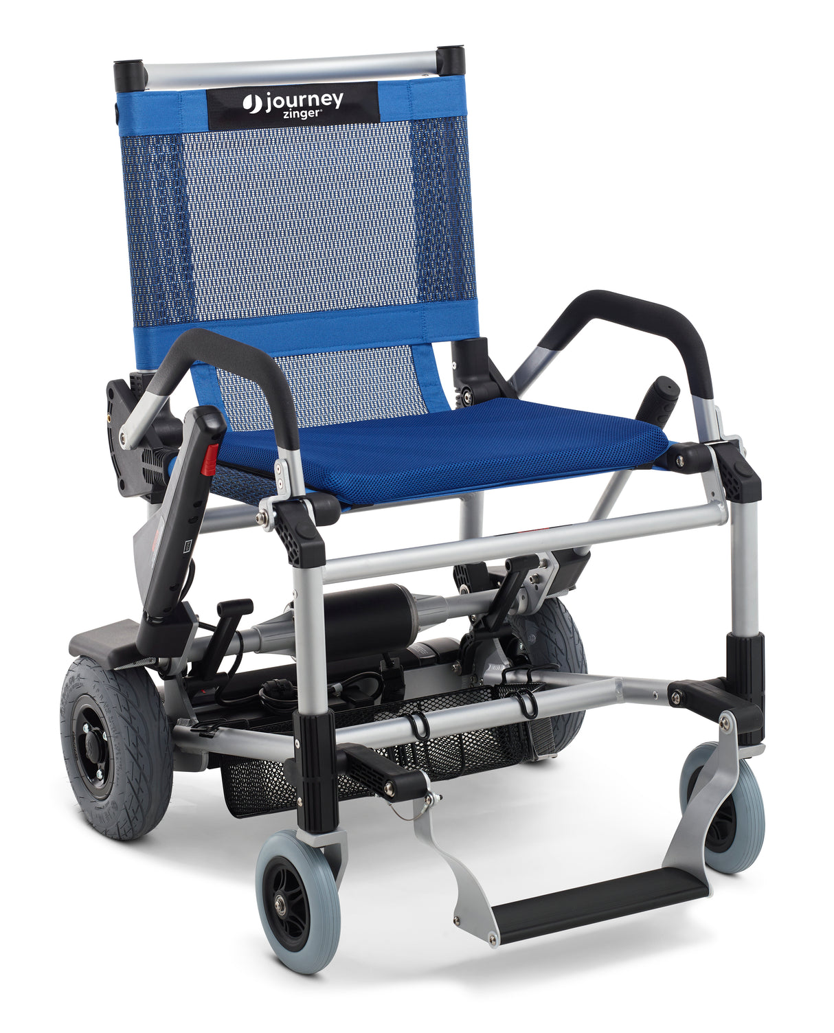 Lightweight Dual-Lever Zinger Folding Power Chair – Compact, Fast &amp; Ultra-Maneuverable