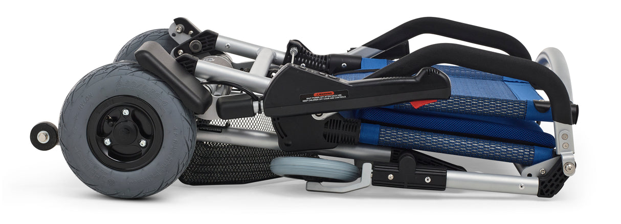 Lightweight Dual-Lever Zinger Folding Power Chair – Compact, Fast &amp; Ultra-Maneuverable