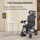 Easwe B10 – Foldable Electric Wheelchair with LCD Joystick Control