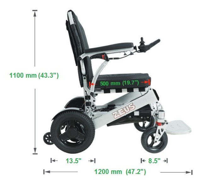 Zeus™ Bariatric Power Wheelchair