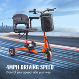 VEVOR Foldable 3-Wheel Electric Mobility Scooter – Empowering Freedom with Every Ride