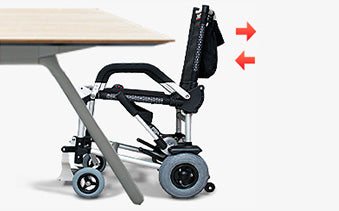 Lightweight Dual-Lever Zinger Folding Power Chair – Compact, Fast &amp; Ultra-Maneuverable