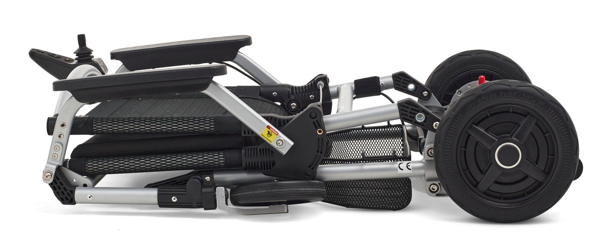 FreedomGlide Zinger 360 – Lightweight Folding Power Chair with One-Handed Joystick Control
