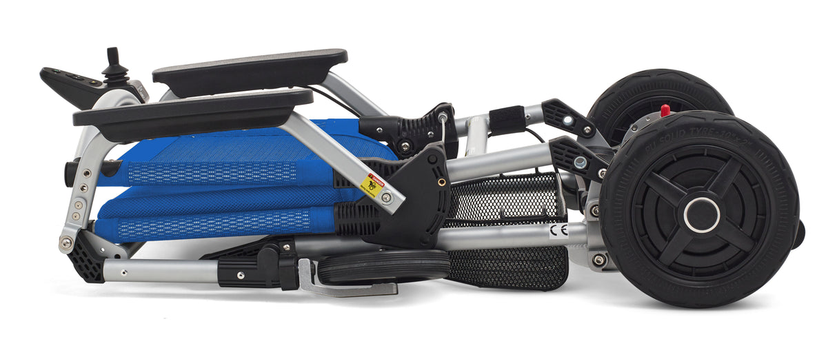 FreedomGlide Zinger 360 – Lightweight Folding Power Chair with One-Handed Joystick Control